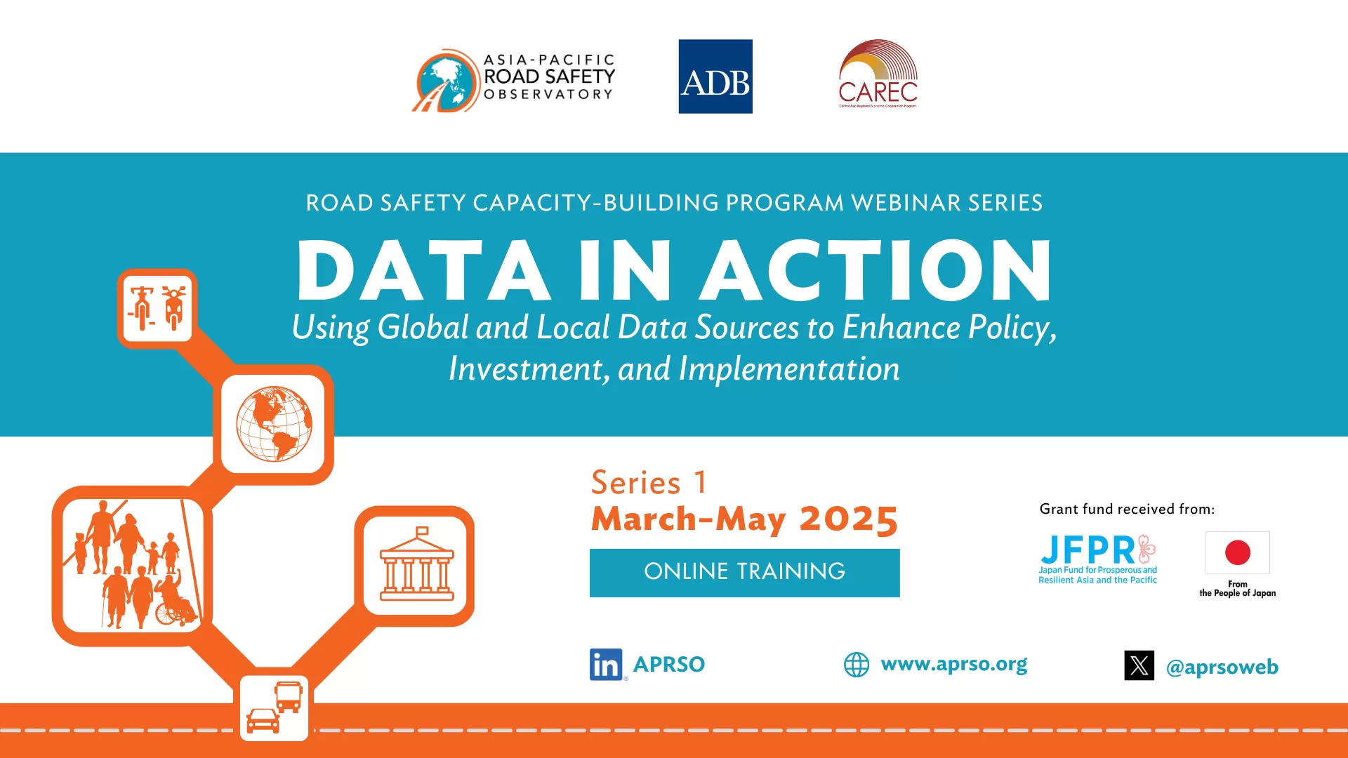 New Road Safety Capacity Building Program Webinar Series launched