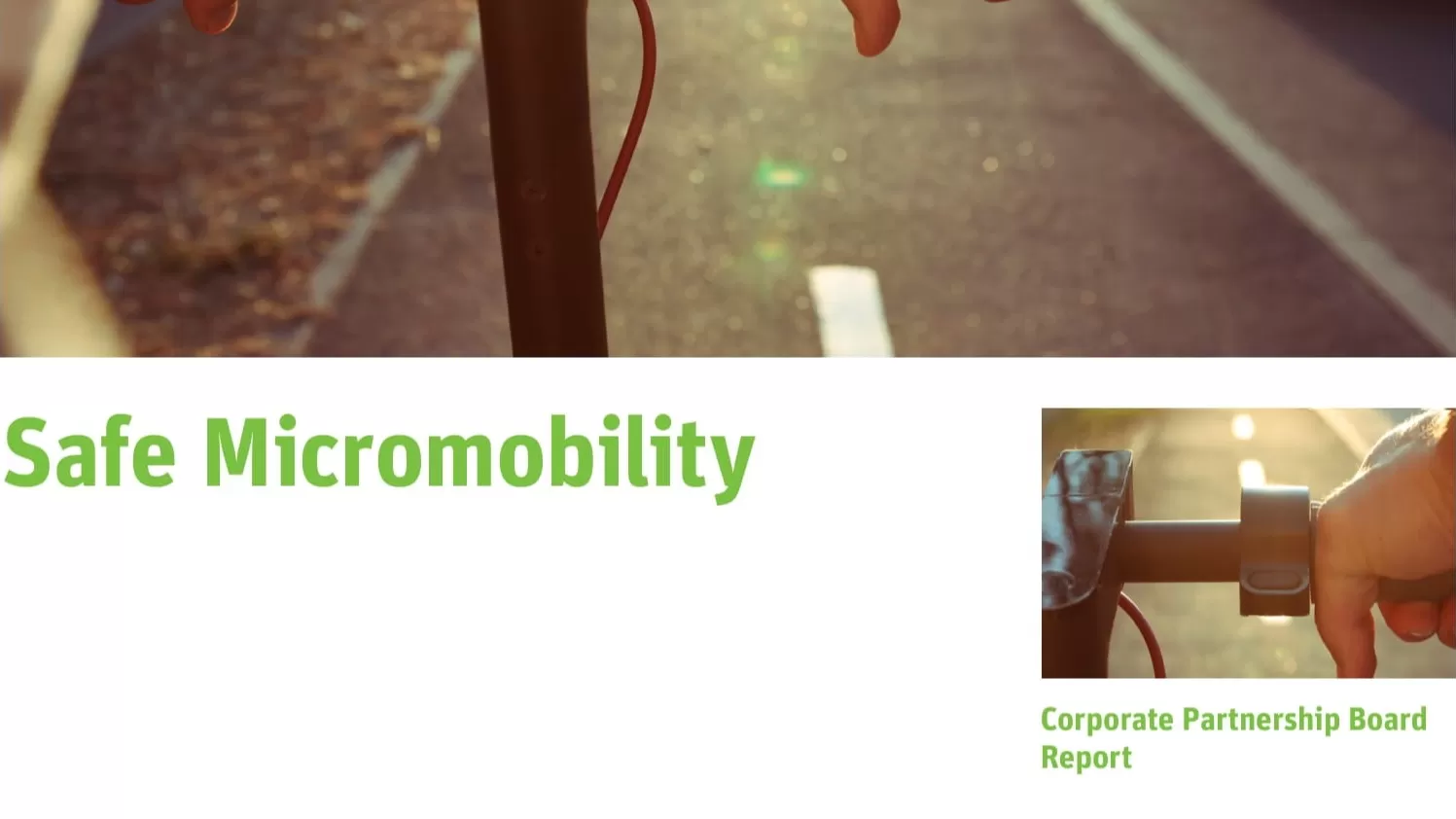 Safe Micromobility